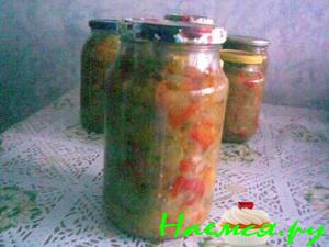 Салат из зеленых помидор