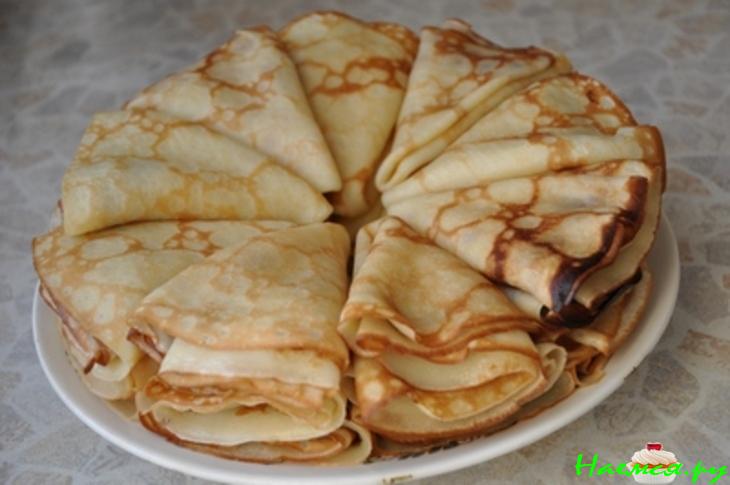 Блинчики классические и с грибным припеком Блинчики классические и с грибным припеком