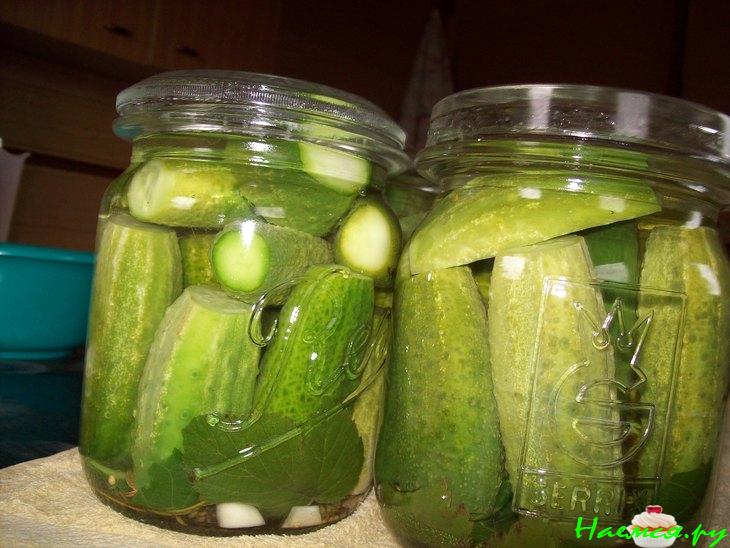 Вкусные солёные огурчики