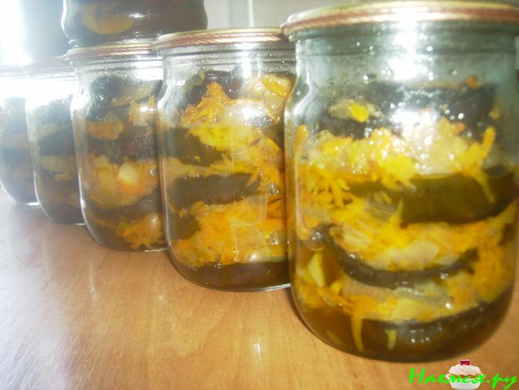 Баклажаны с овощами (на зиму)