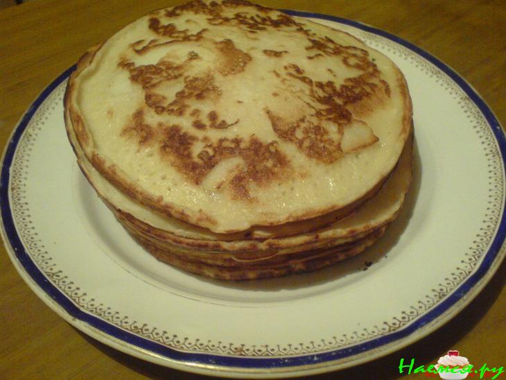 Блинчики с яблочным припёком