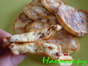 Блинчики с кусочками шоколада