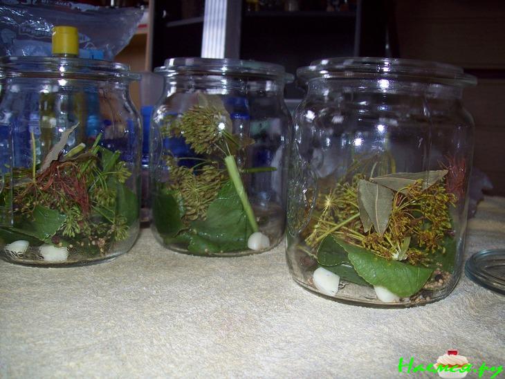 Вкусные солёные огурчики