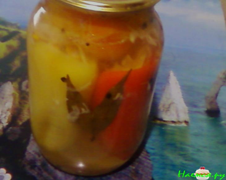 Перец фаршированный в медовом рассоле Перец фаршированный в медовом рассоле