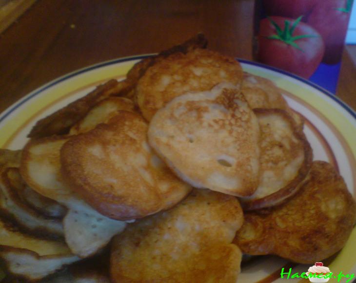 Оладушки с мясом криля