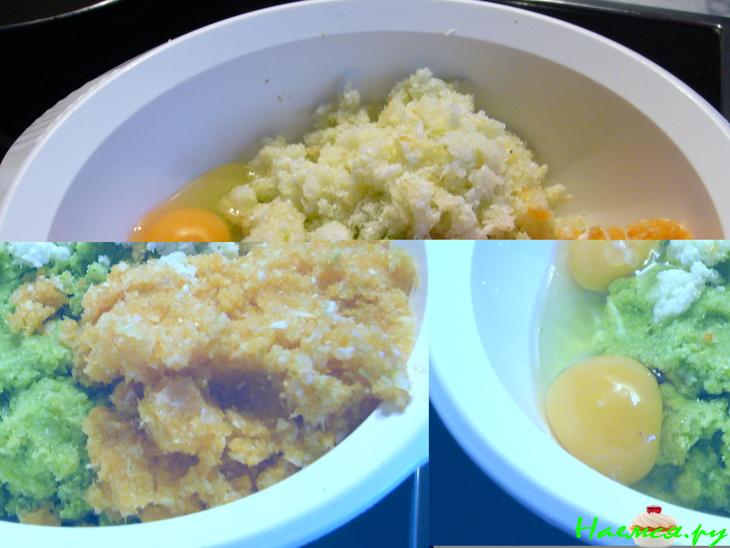 Капустные оладьи