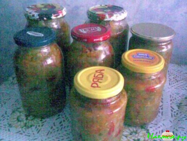 Салат из зеленых помидор