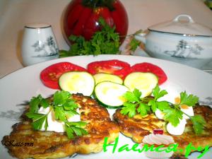 Картофельно-кабачковые оладушки