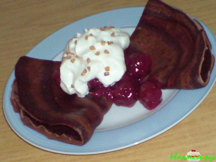 Блины шоколадные "Шварцвальд" (День второй..)