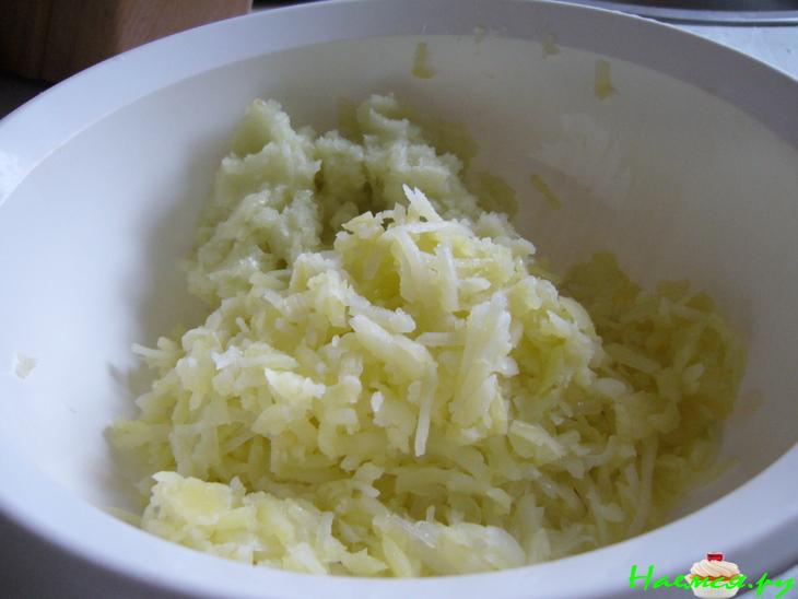 Не совсем драники (Reibekuchen) с креветками Не совсем драники (Reibekuchen) с креветками