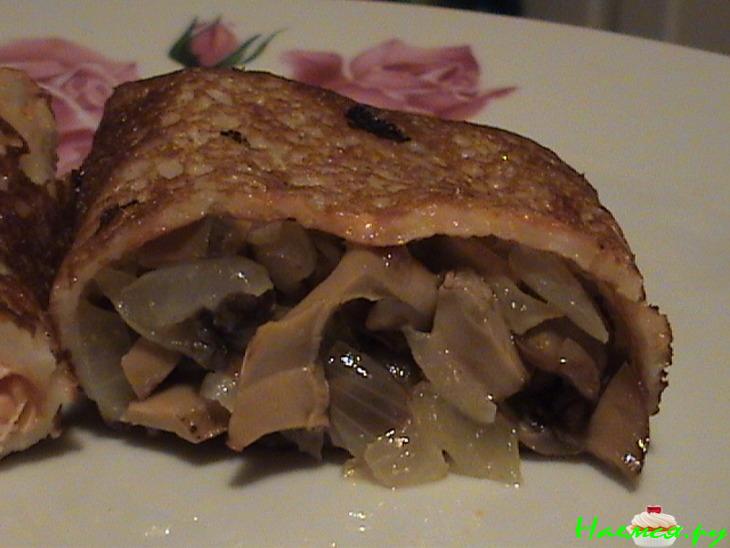 Блины с вкусной начинкой