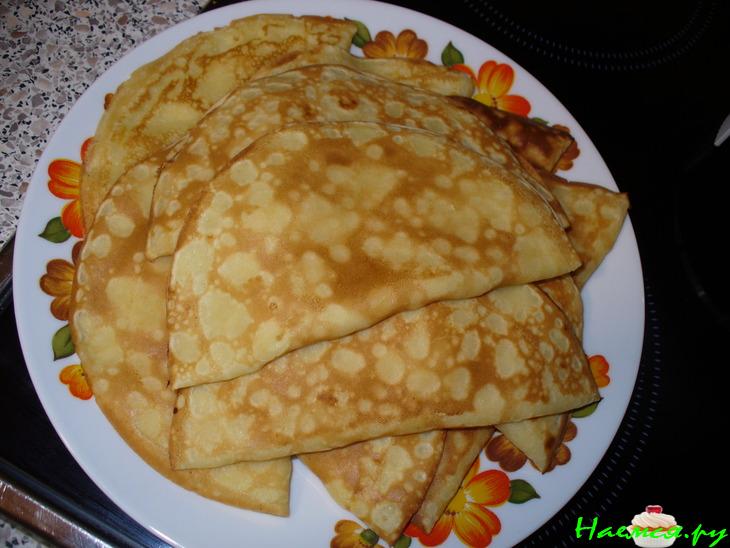 Блинчики с яблочной начинкой и апельсиновым ароматом