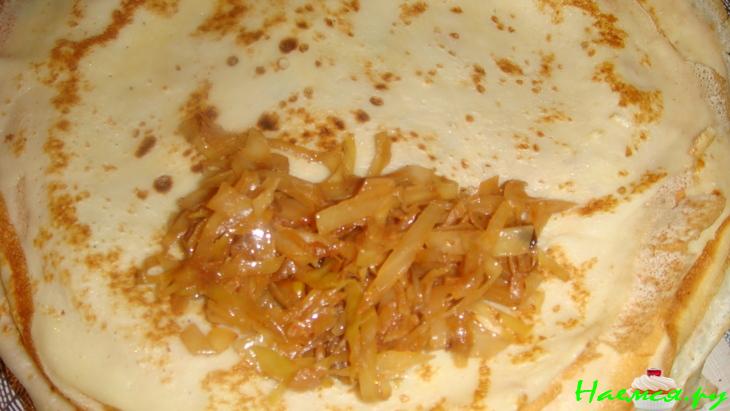 Блинчики с капустой