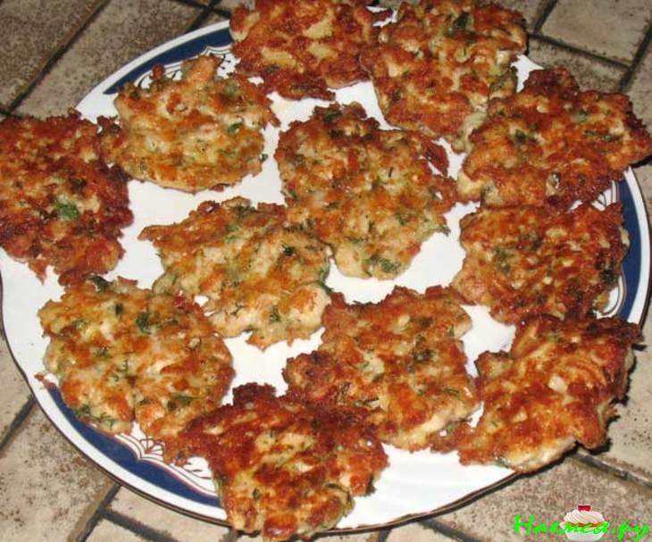 Оладьи из куриной грудки Оладьи из куриной грудки