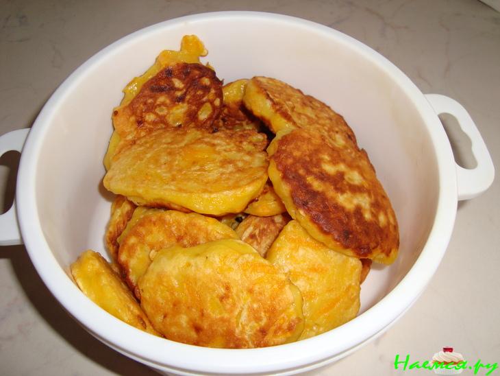 Оладьи из тыквы на завтрак