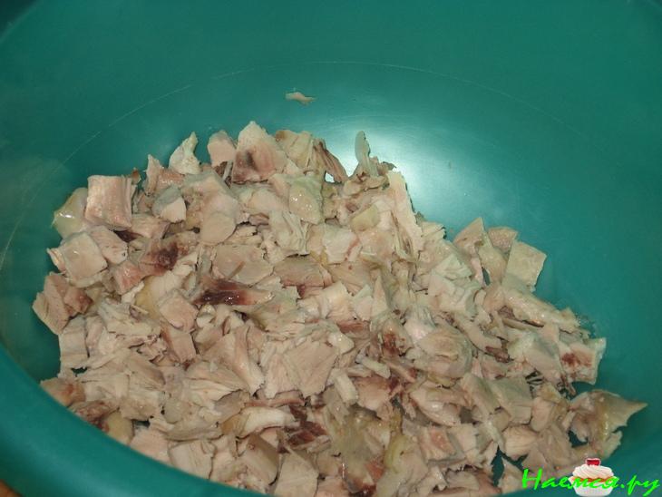 Куриные оладьи из окорочков