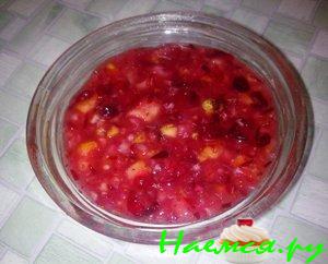 Брусника с цитрусовыми