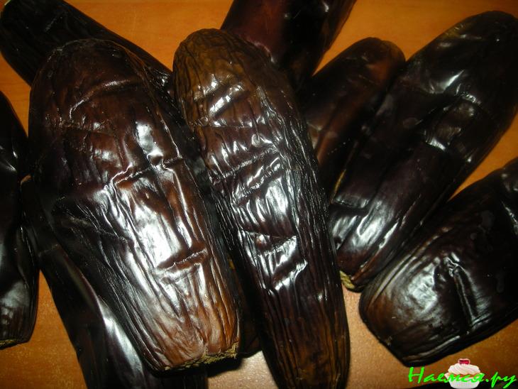 Баклажаны маринованные с шампиньонами