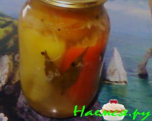 Перец фаршированный в медовом рассоле Перец фаршированный в медовом рассоле