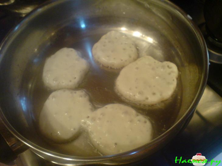 Оладушки с мясом криля