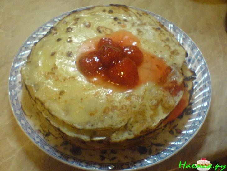 Блинчики на минералке