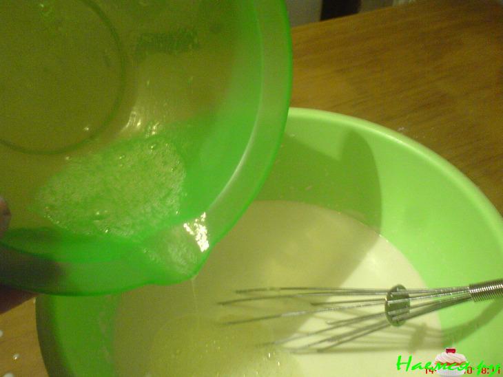 Сырные блины с ананасом