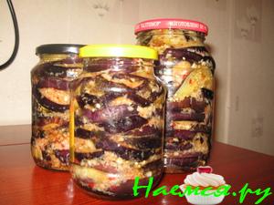 Баклажаны острые на зиму