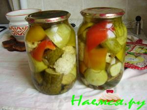 Огород в банке. Заготовки