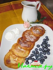 Блины "Яблочные колечки" Блины "Яблочные колечки"