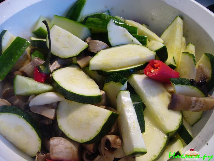 Овощная салатная смесь, малосольная