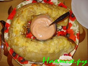 Блинный рулетик