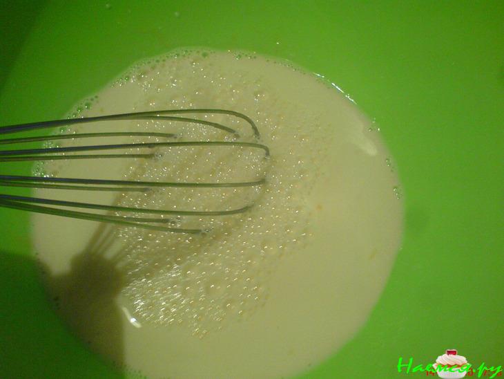 Сырные блины с ананасом