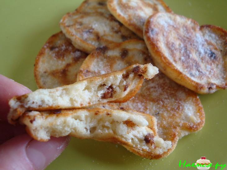Блинчики с кусочками шоколада