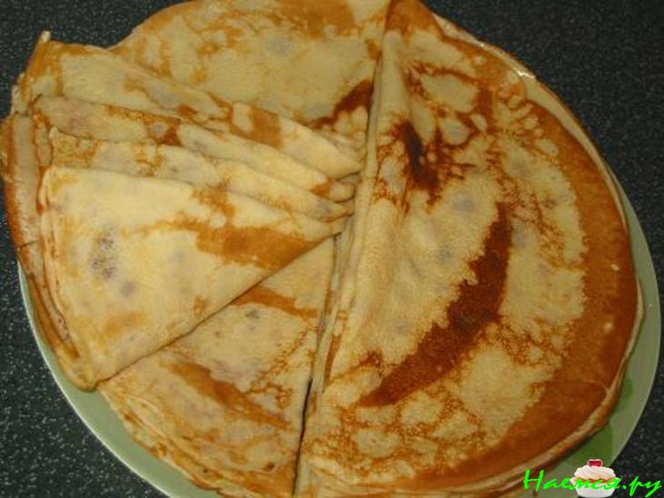 Блинчики с куриными сердечками и желудочками