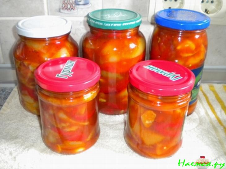 Лечо (из расчета на 5 кг перца) Лечо (из расчета на 5 кг перца)