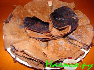 Тоненькие черничные блины с корицей Тоненькие черничные блины с корицей