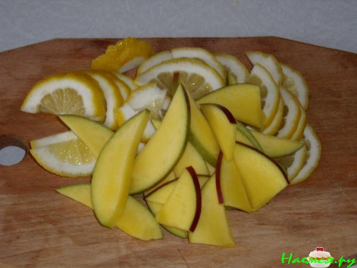 Варенье лимоны и манго