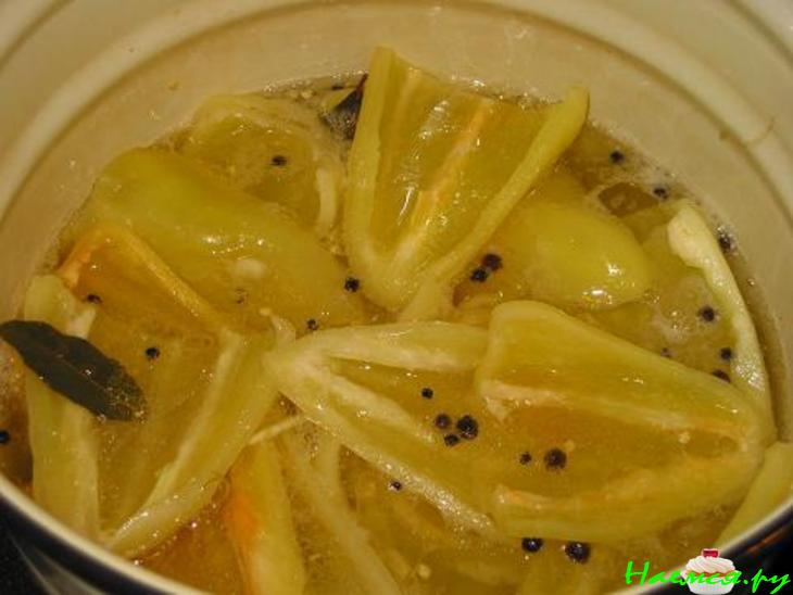 Закусочный сладкий перец с медом