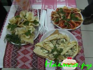 Блинчики с начинками