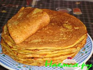 Гречнево-тыквенные блины Гречнево-тыквенные блины