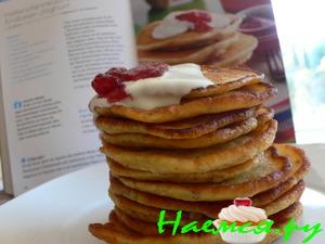 Овсяные оладьи с тыквой (на хеллоуин)