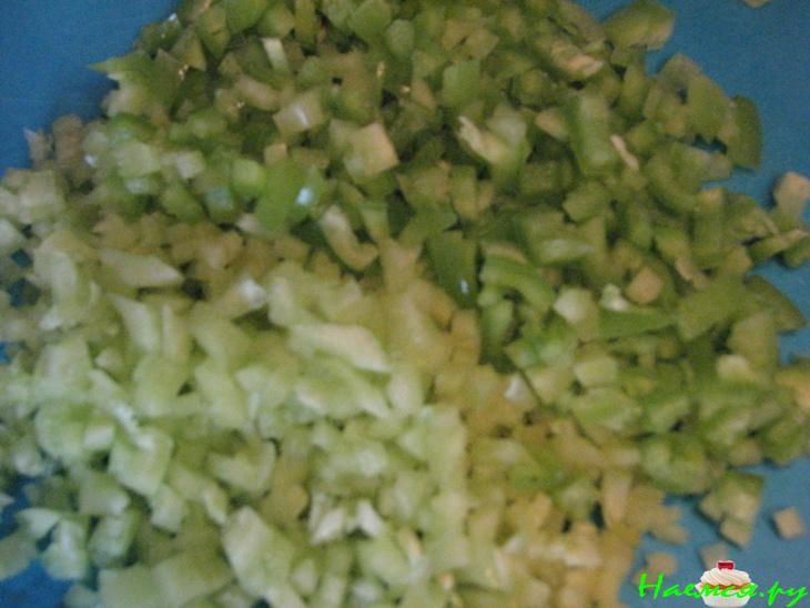 Кабачки с болгарским перцем в томате на зиму