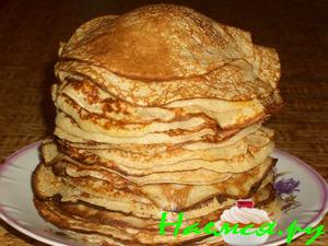 Ржано-пшеничные блинчики
