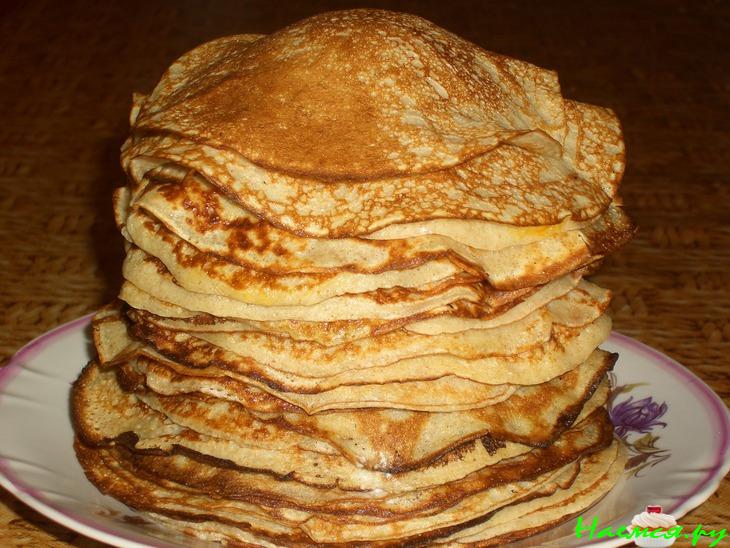 Ржано-пшеничные блинчики