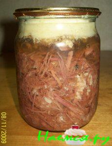 Тушёнка домашняя