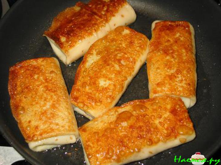 Блинчики с мясом и рисом Блинчики с мясом и рисом