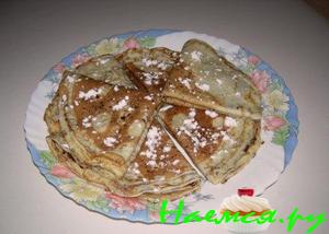 Блинчики с шоколадом