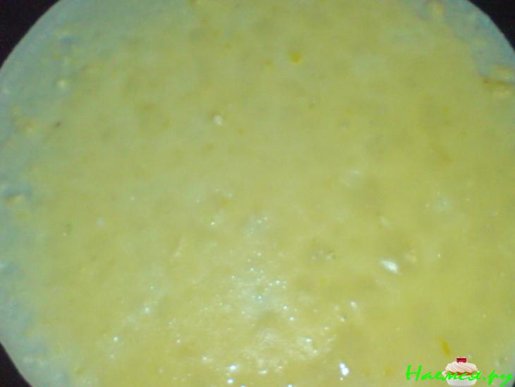 Лимонные блинчики со сливочно-медовым соусом