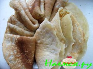 Блинчики на светлом пиве