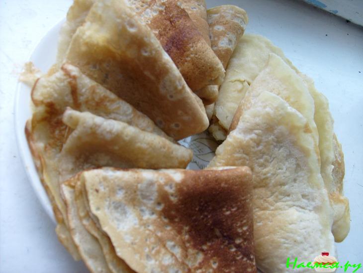 Блинчики на светлом пиве